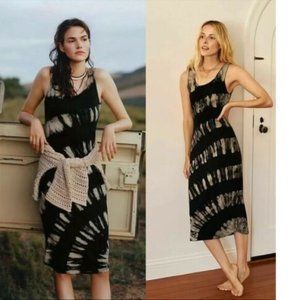 Anthropologie Tie-Dye Midi Dress